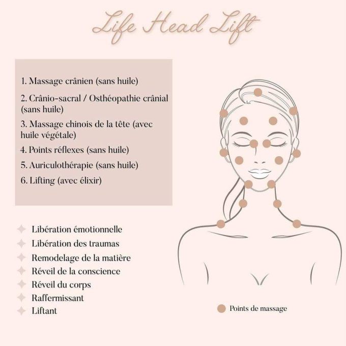 Soin Cranio Sacré / Visage Life Head Lift - 1h 30